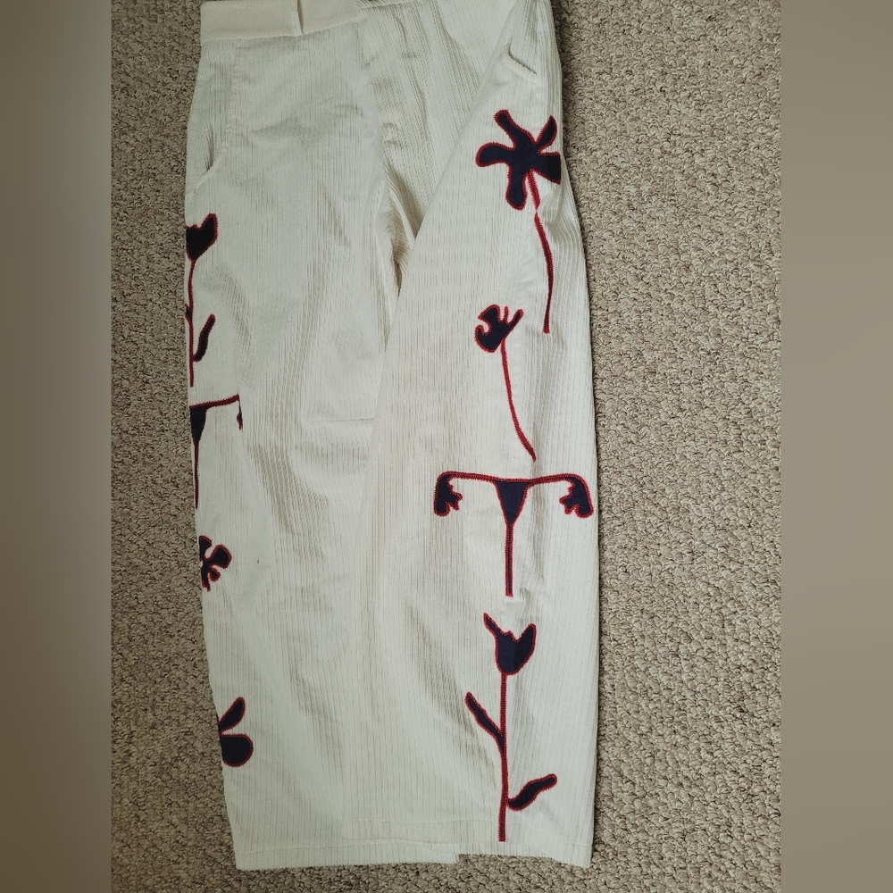 Anthropologie Velvet Pants - Picture 5 of 8